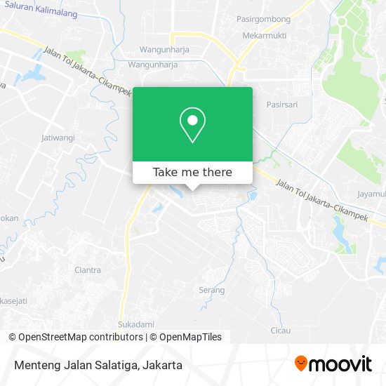 Menteng Jalan Salatiga map