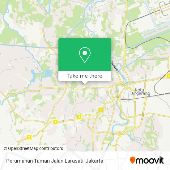 Perumahan Taman Jalan Larasati map