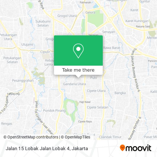 Jalan 15 Lobak Jalan Lobak 4 map