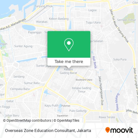 Overseas Zone Education Consultant map