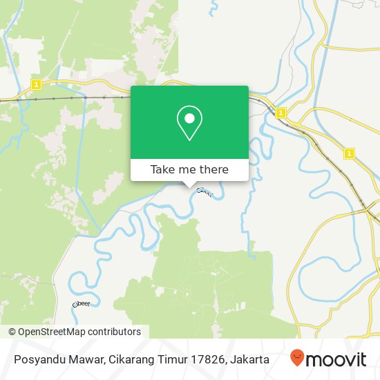 Posyandu Mawar, Cikarang Timur 17826 map