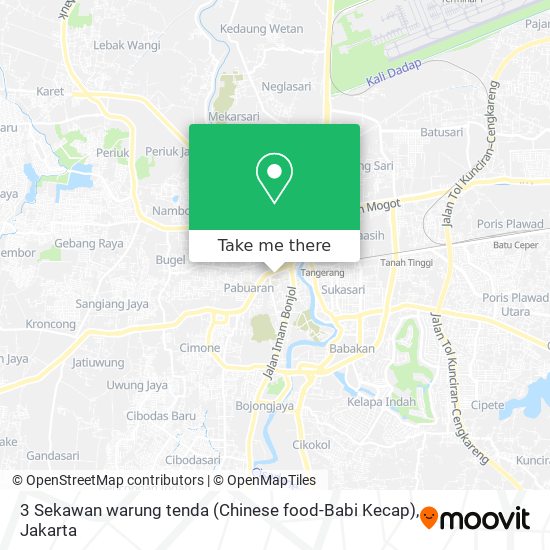 3 Sekawan warung tenda (Chinese food-Babi Kecap) map