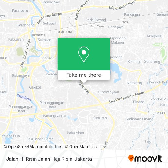 Jalan H. Risin Jalan Haji Risin map