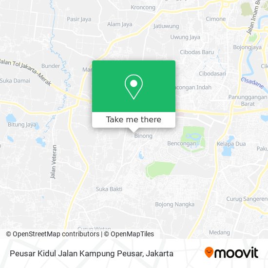 Peusar Kidul Jalan Kampung Peusar map