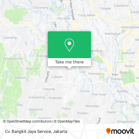 Cv. Bangkit Jaya Service map