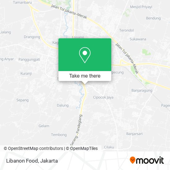 Libanon Food, Jalan Ki Ajurum map