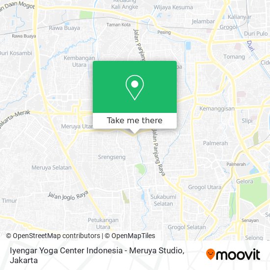 Iyengar Yoga Center Indonesia - Meruya Studio map