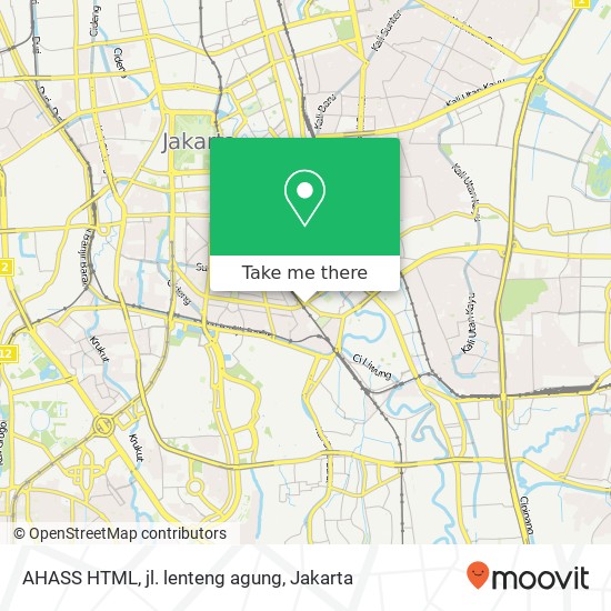 AHASS HTML, jl. lenteng agung map