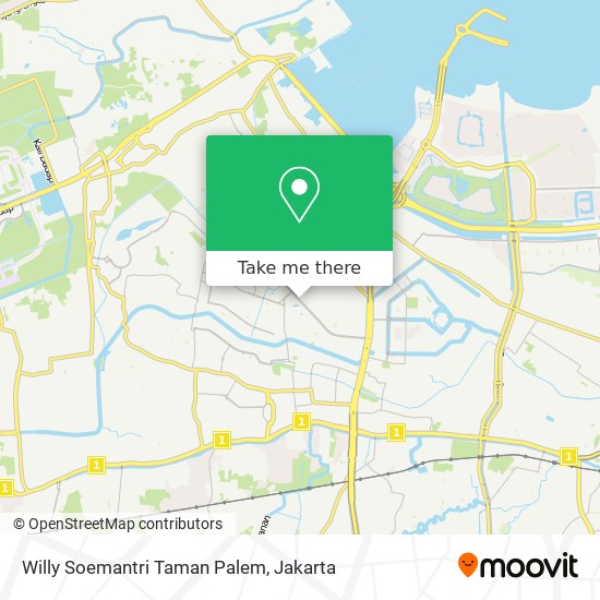 Willy Soemantri Taman Palem map