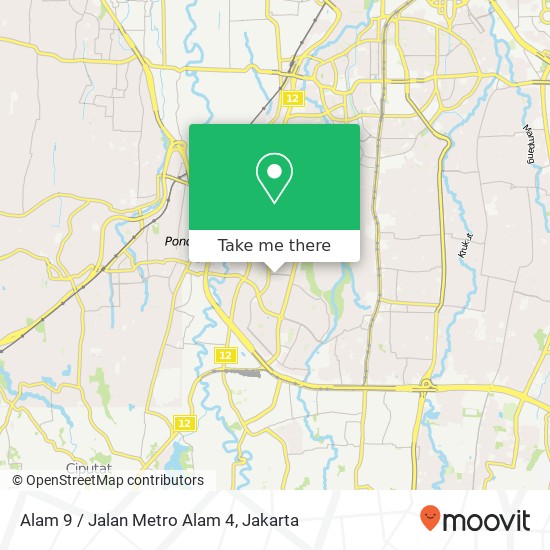 Alam 9 / Jalan Metro Alam 4 map