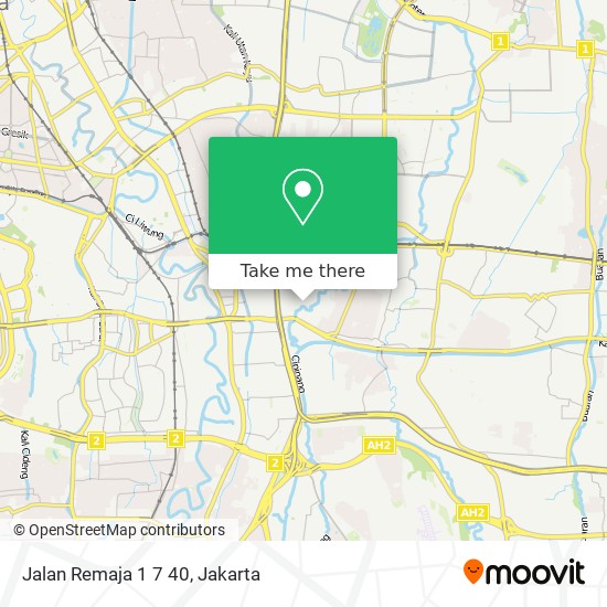 Jalan Remaja 1 7 40 map