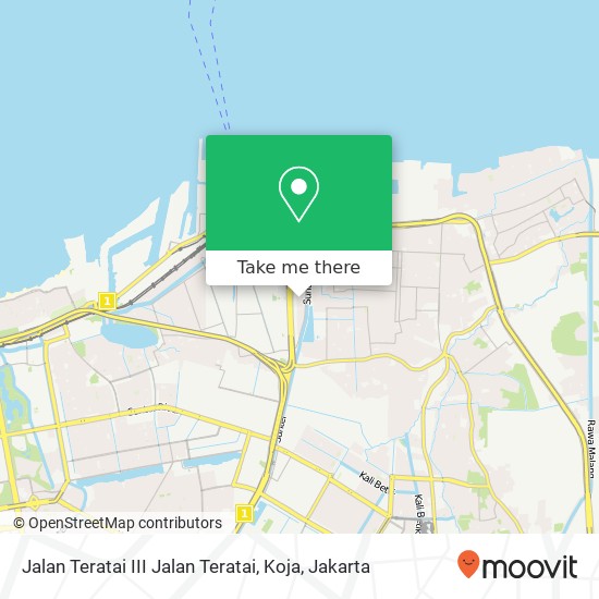 Jalan Teratai III Jalan Teratai, Koja map