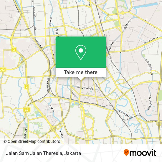 Jalan Sam Jalan Theresia map