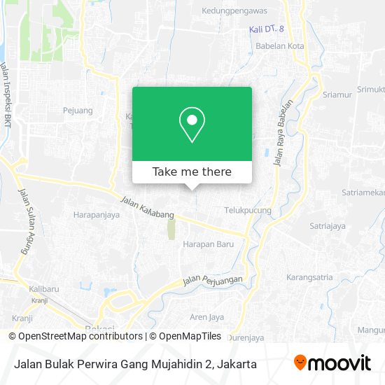 Jalan Bulak Perwira Gang Mujahidin 2 map