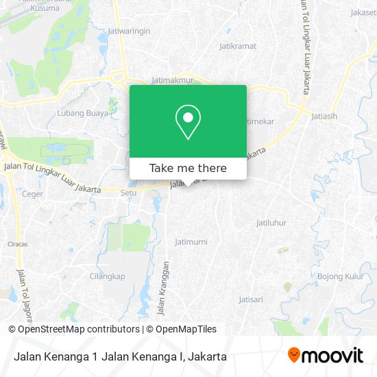 Jalan Kenanga 1 Jalan Kenanga I map