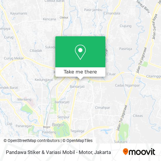 Pandawa Stiker & Variasi Mobil - Motor map