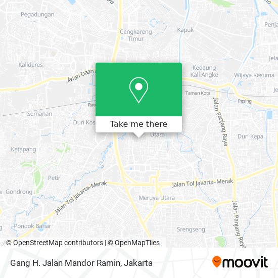 Gang H. Jalan Mandor Ramin map