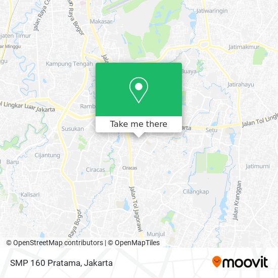 SMP 160 Pratama map