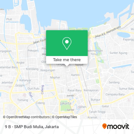 9 B - SMP Budi Mulia map