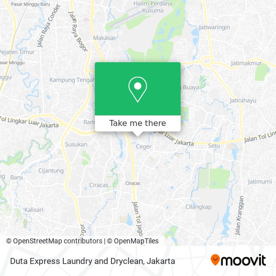 Duta Express Laundry and Dryclean map