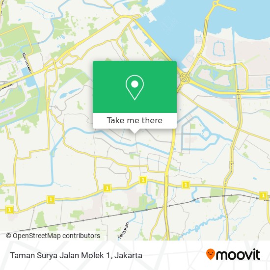 Taman Surya Jalan Molek 1 map