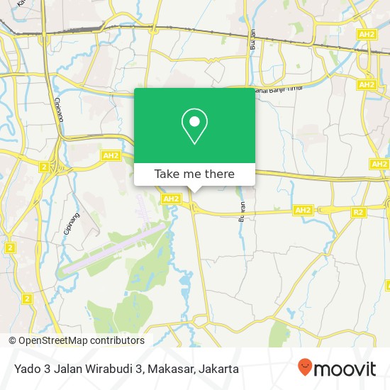 Yado 3 Jalan Wirabudi 3, Makasar map