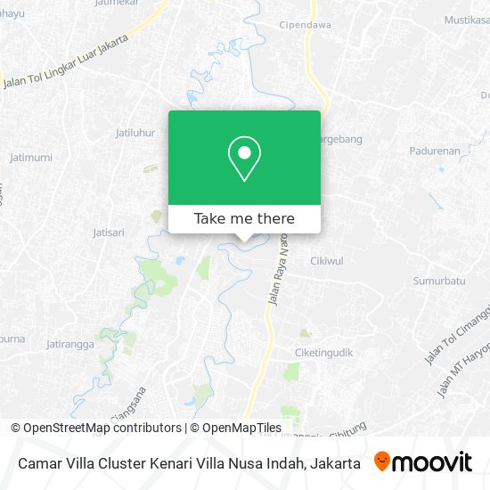 Camar Villa Cluster Kenari Villa Nusa Indah map