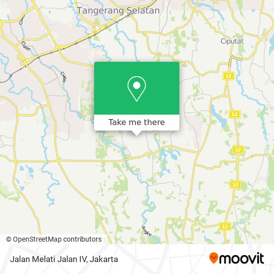 Jalan Melati Jalan IV map