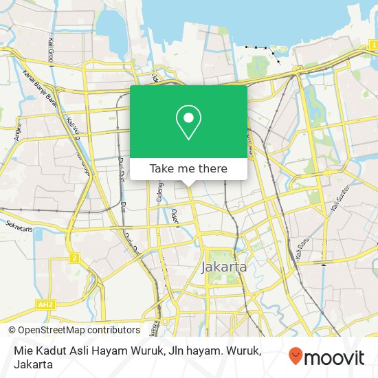 Mie Kadut Asli Hayam Wuruk, Jln hayam. Wuruk map