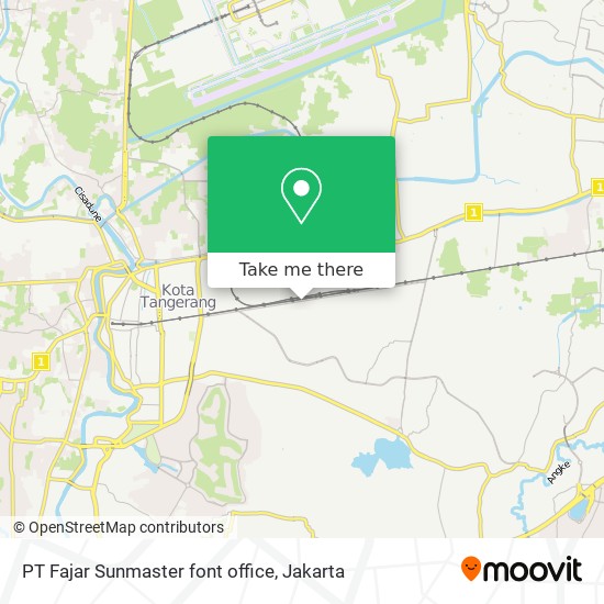 PT Fajar Sunmaster font office map