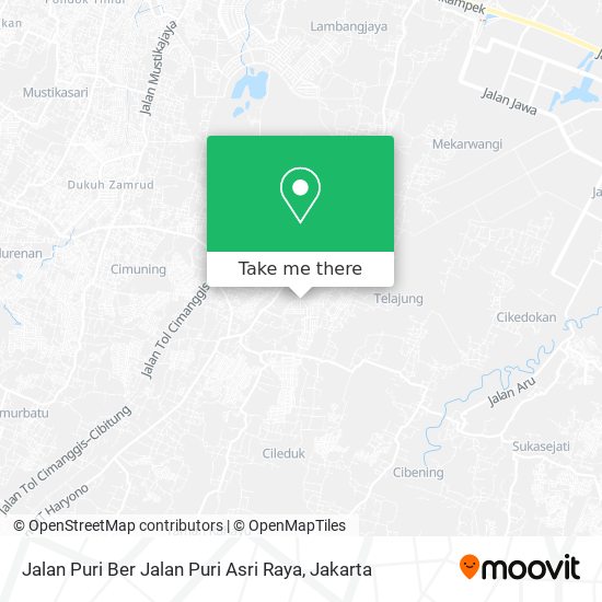 Jalan Puri Ber Jalan Puri Asri Raya map