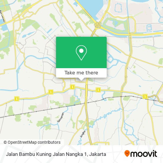 Jalan Bambu Kuning Jalan Nangka 1 map