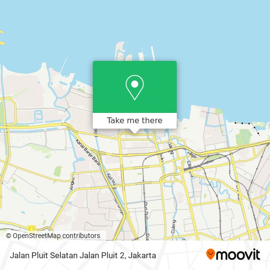 Jalan Pluit Selatan Jalan Pluit 2 map