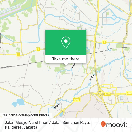 Jalan Mesjid Nurul Iman / Jalan Semanan Raya, Kalideres map