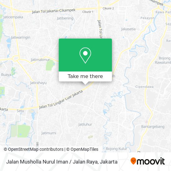 Jalan Musholla Nurul Iman / Jalan Raya map