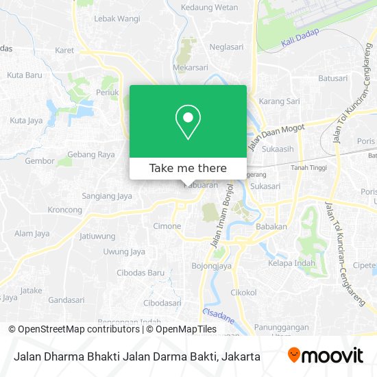 Jalan Dharma Bhakti Jalan Darma Bakti map