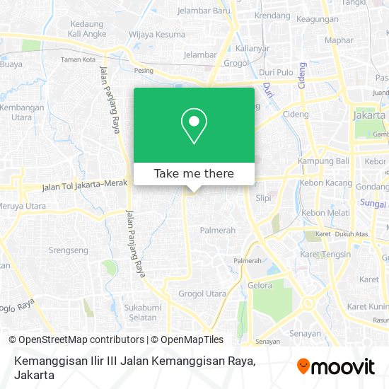 Kemanggisan Ilir III Jalan Kemanggisan Raya map