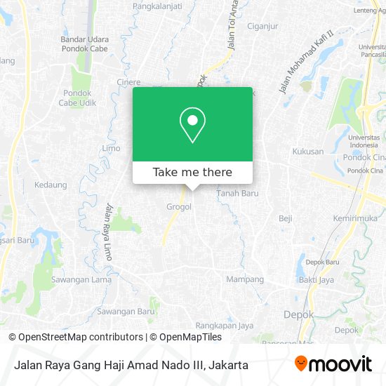 Jalan Raya Gang Haji Amad Nado III map