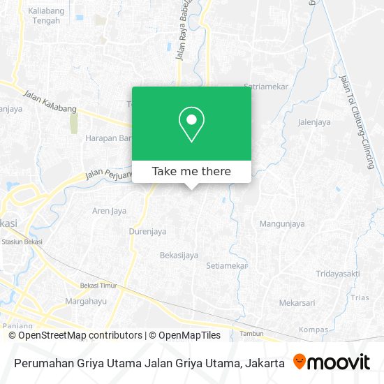 Perumahan Griya Utama Jalan Griya Utama map