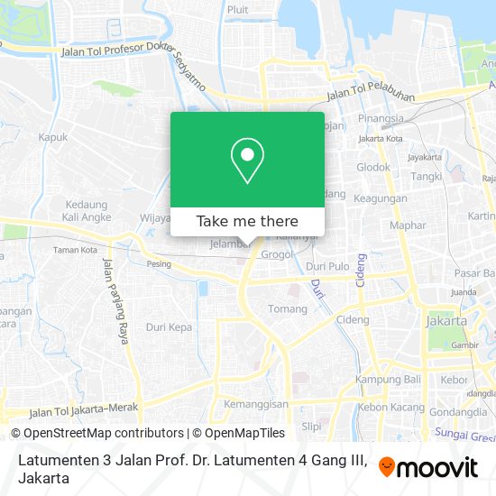 Latumenten 3 Jalan Prof. Dr. Latumenten 4 Gang III map