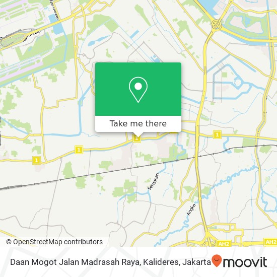 Daan Mogot Jalan Madrasah Raya, Kalideres map