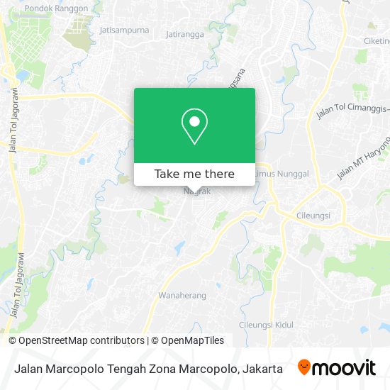 Jalan Marcopolo Tengah Zona Marcopolo map