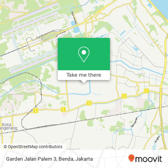 Garden Jalan Palem 3, Benda map