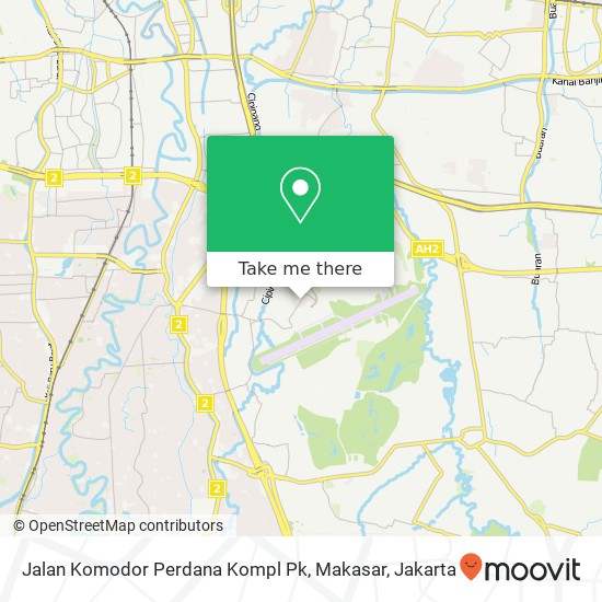 Jalan Komodor Perdana Kompl Pk, Makasar map