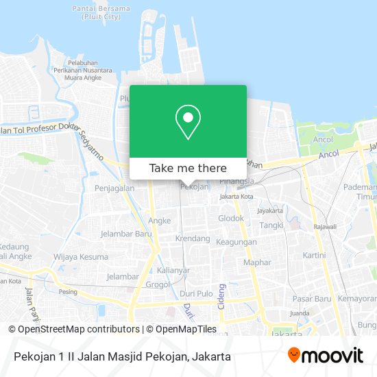 Pekojan 1 II Jalan Masjid Pekojan map