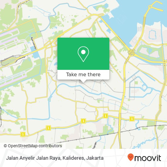 Jalan Anyelir Jalan Raya, Kalideres map