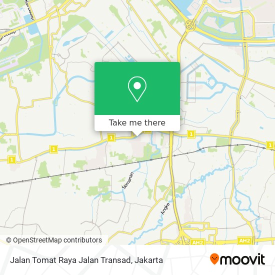 Jalan Tomat Raya Jalan Transad map