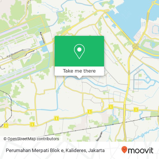 Perumahan Merpati Blok e, Kalideres map