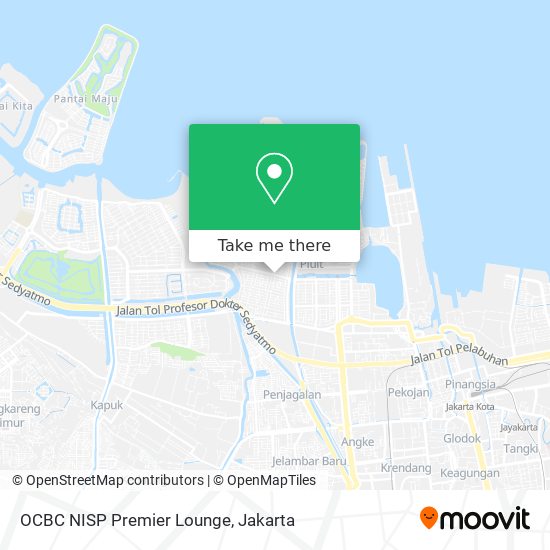 OCBC NISP Premier Lounge map