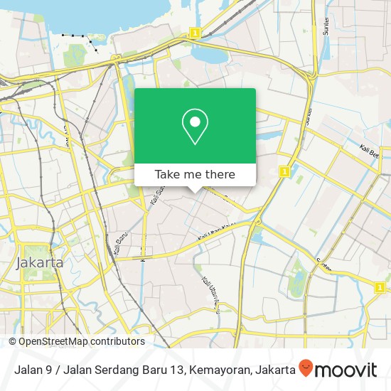 Jalan 9 / Jalan Serdang Baru 13, Kemayoran map